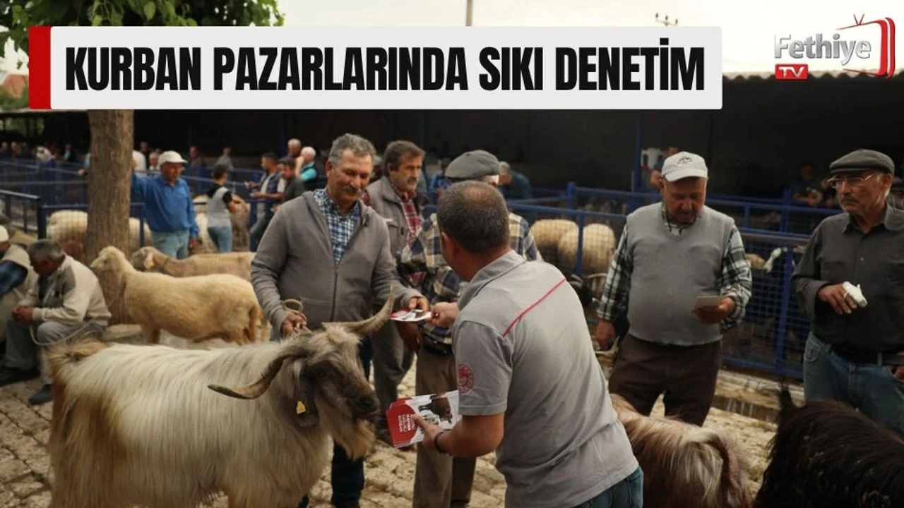 Kurban Pazarlarında Sıkı Denetim