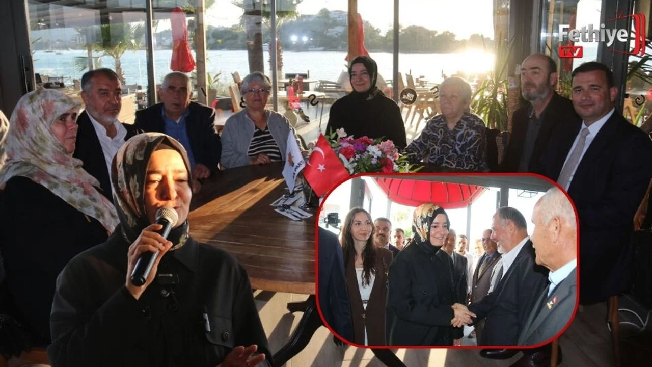 Fatma Betül Sayan Kaya, Fethiye'de Şehit Aileleri Ve Gazilerle Bir Araya Geldi