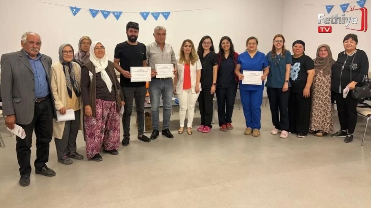 Seydikemer’de Diyabet Okulu Mayıs 2026 Mezunlarını Verdi