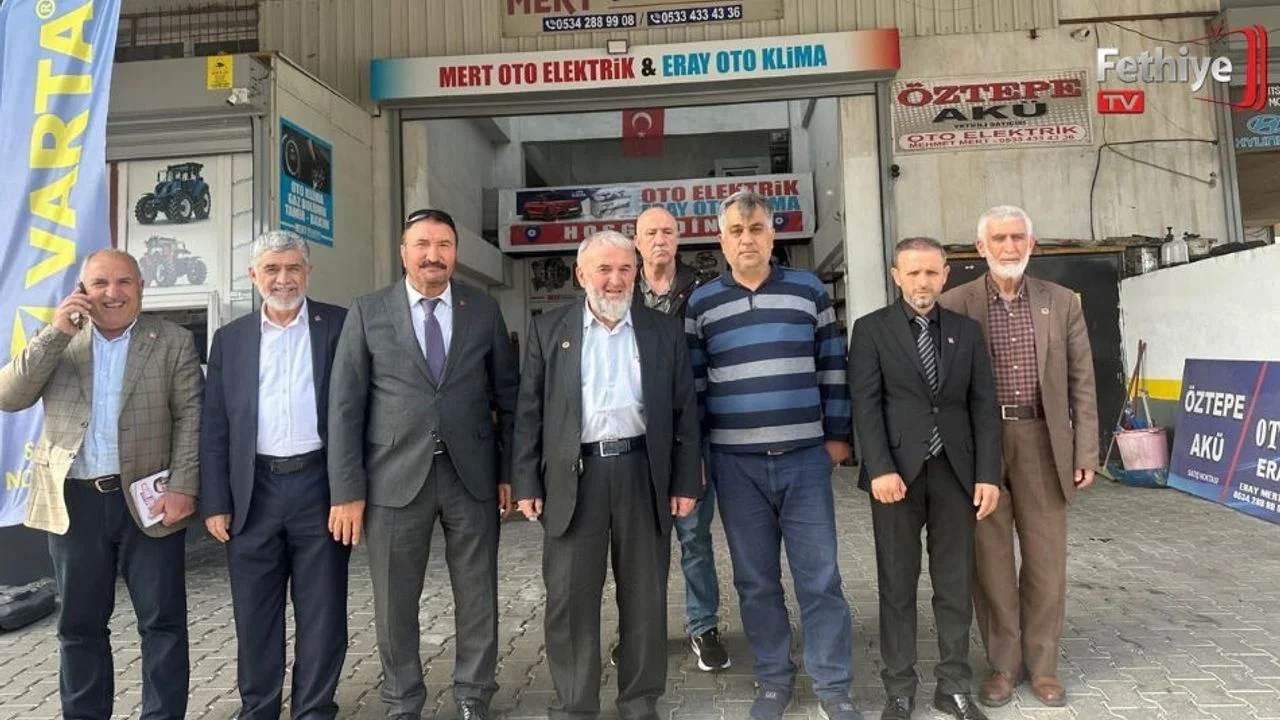 Seydikemer’de Saadet Partisi’nden Esnaf Ziyareti