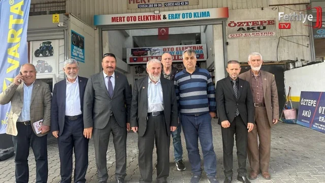 Seydikemer’de Saadet Partisi’nden Esnaf Ziyareti
