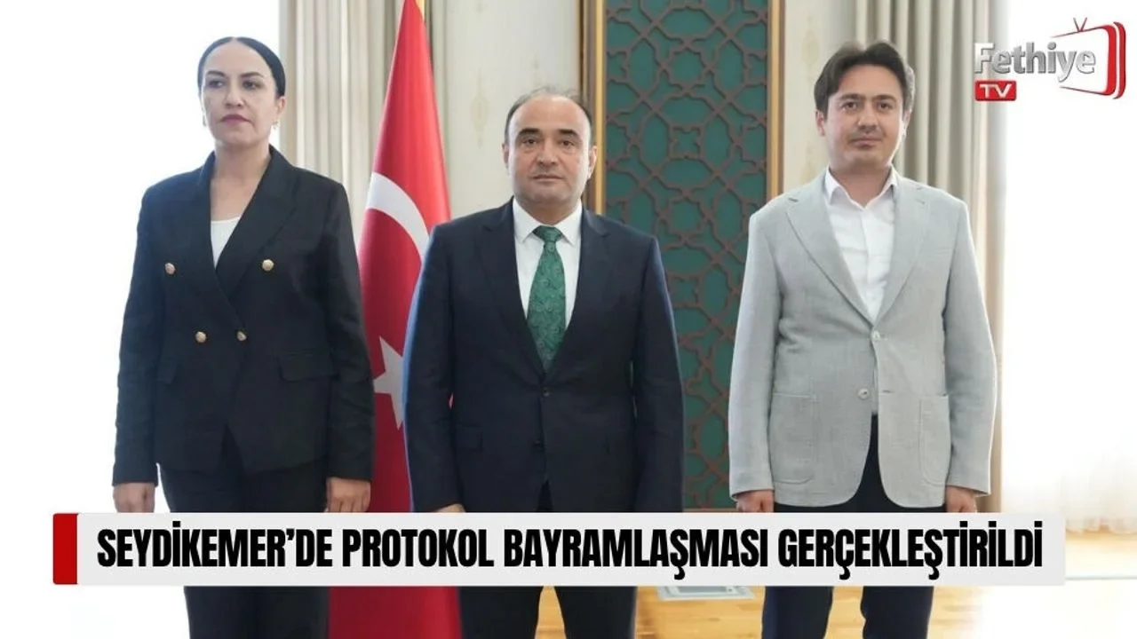 Seydikemer’de Protokol Bayramlaşması Gerçekleştirildi