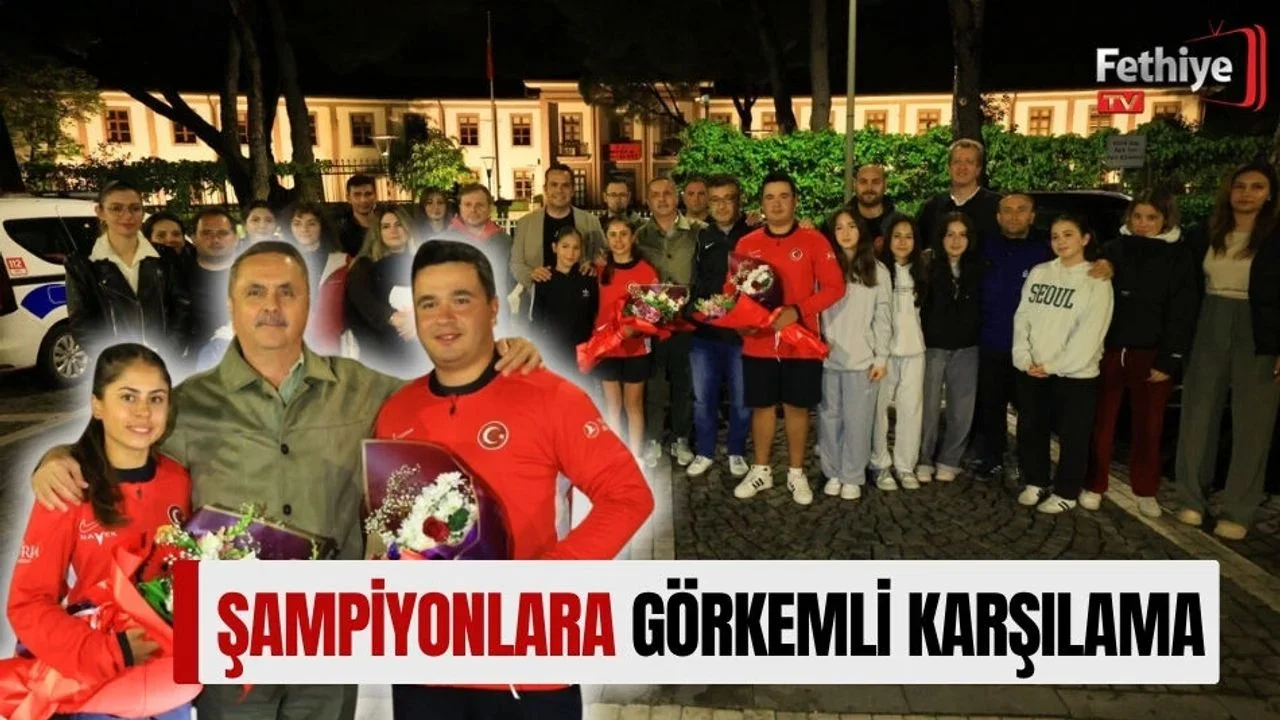Şampiyonlara Görkemli Karşılama