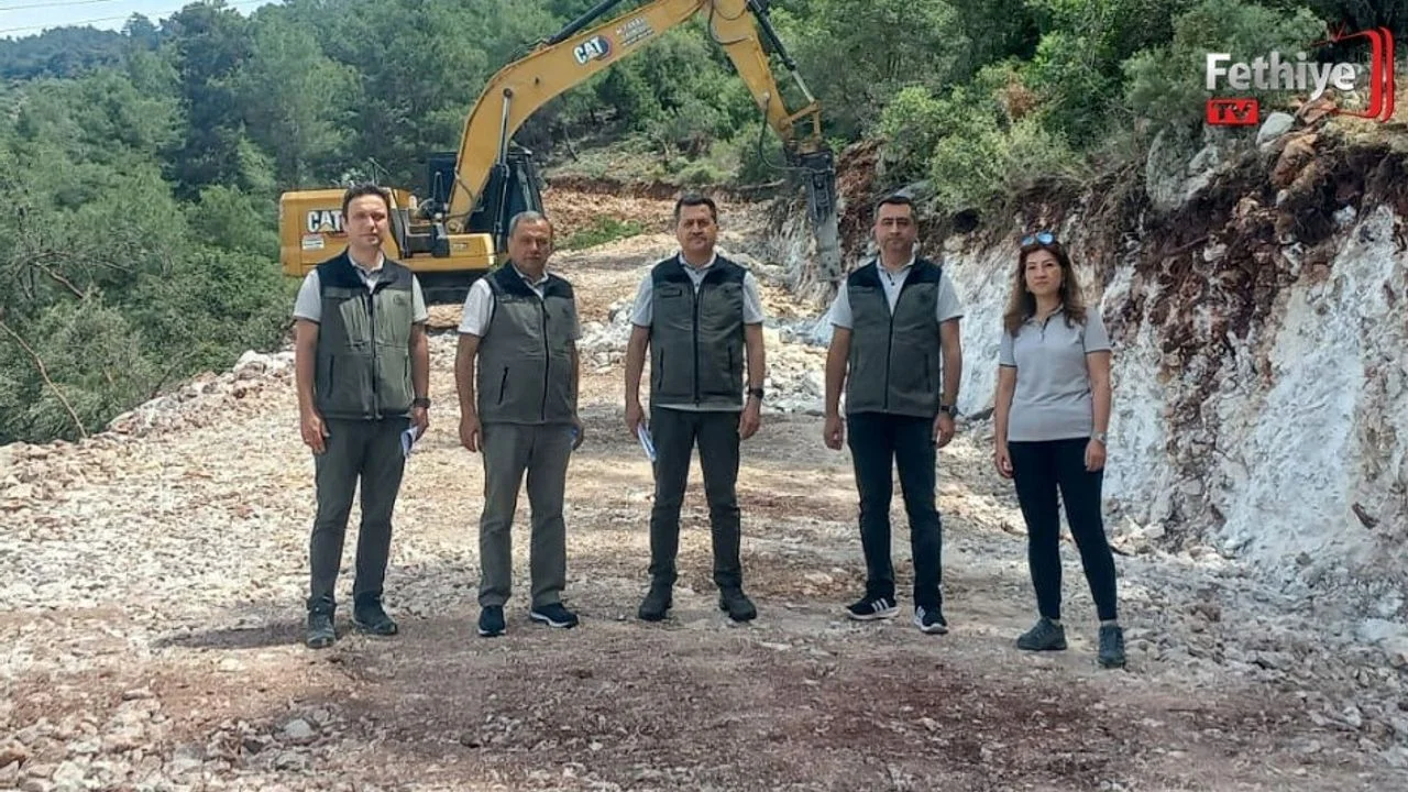 Ölüdeniz Trafiğine Nefes Olacak Alternatif Yol Çalışması Sürüyor