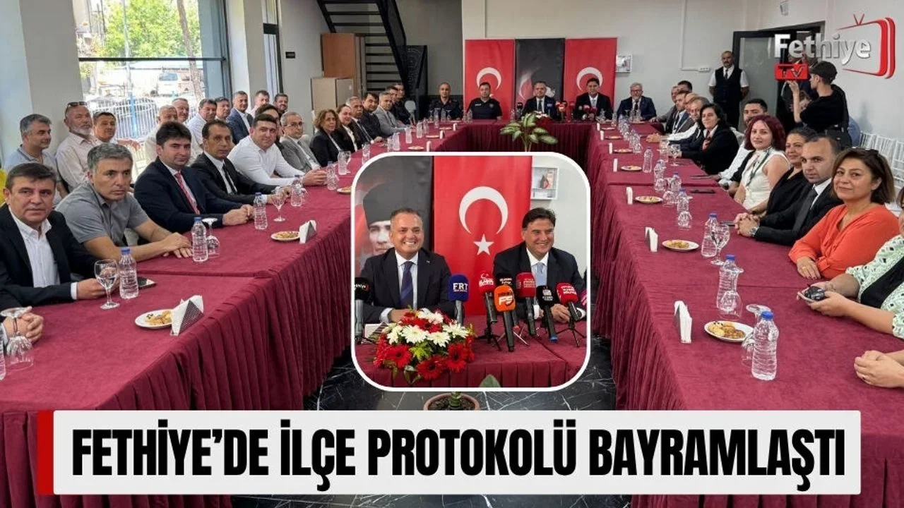 Fethiye’de İlçe Protokolü Bayramlaştı