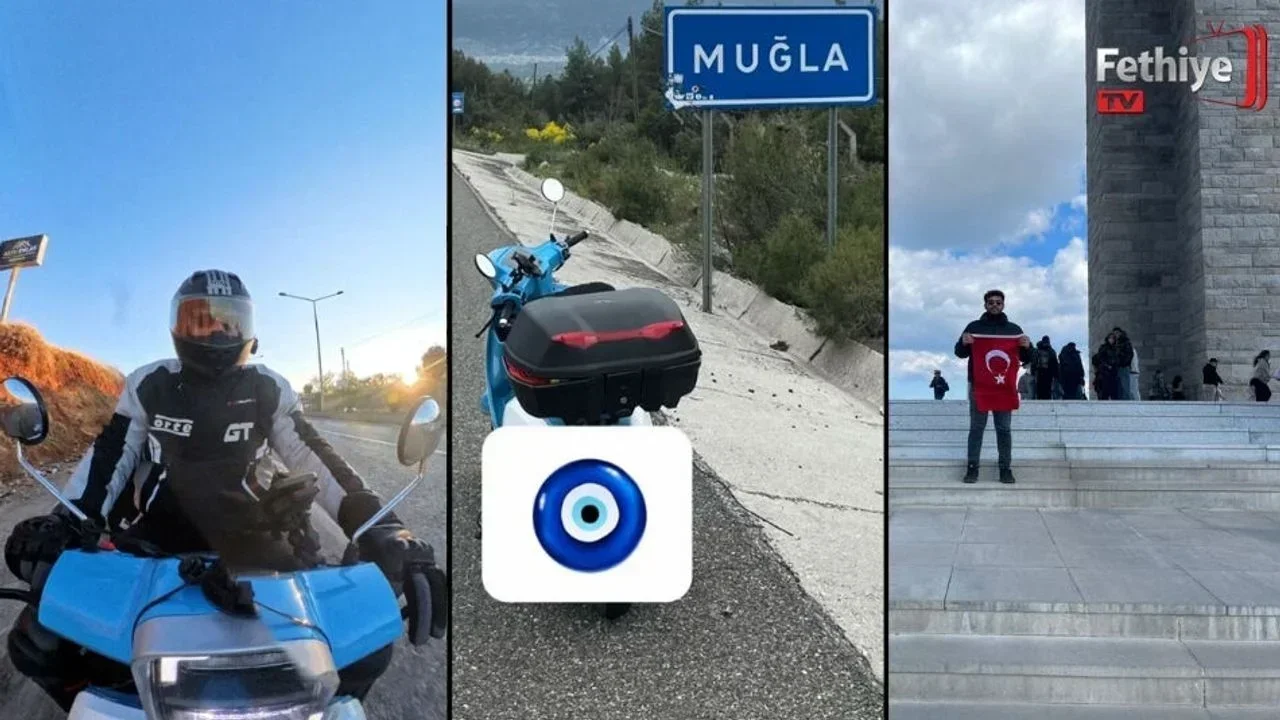 50 CC Motorla Türkiye’yi Aşıyor: Fethiye’den Çanakkale’ye Anlamlı Yolculuk