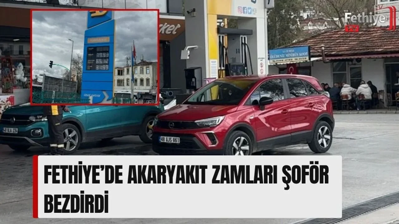 Fethiye’de Akaryakıt Zamları Şoför Bezdirdi