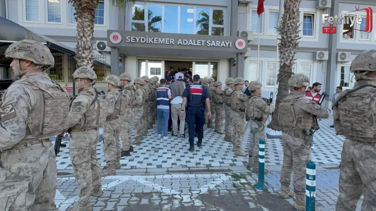 Seydikemer Merkezli “Daltonlar” Operasyonunda 12 Şüpheli Adliyeye Sevk Edildi