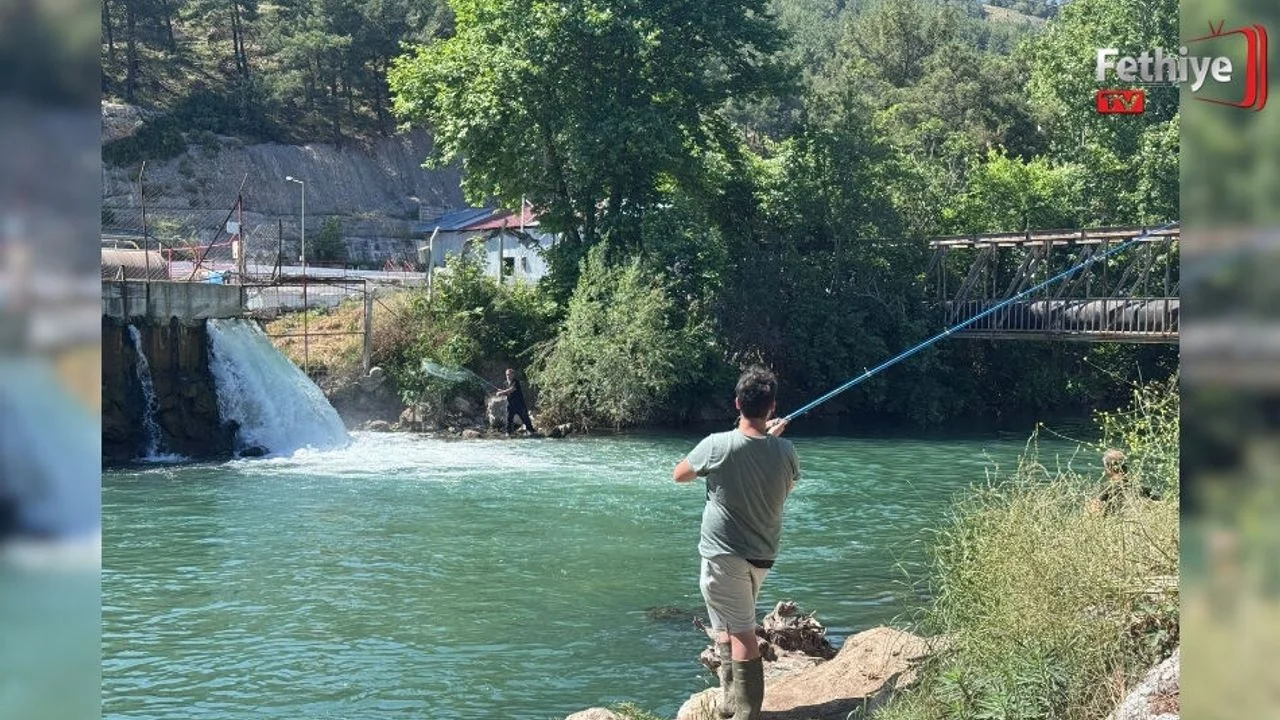 Seydikemer Ören Çayı Amatör Balıkçıların Gözdesi