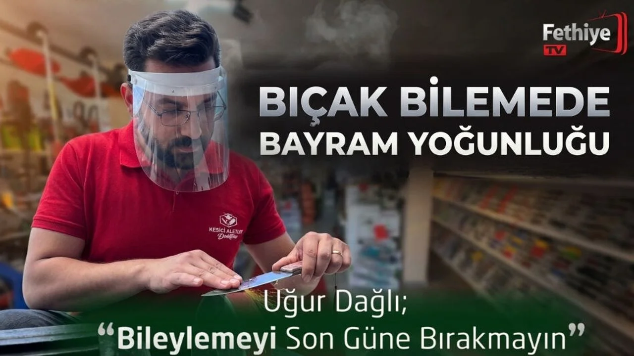 Bıçak Bilemede Bayram Yoğunluğu
