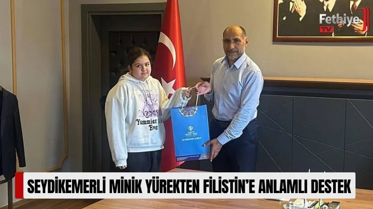 Seydikemerli Minik Yürekten Filistin’e Anlamlı Destek