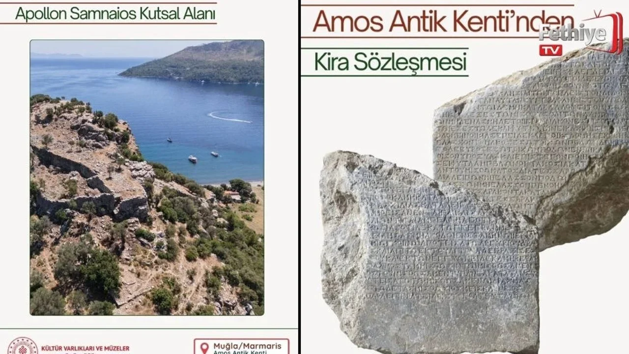 Fethiye’de Bulunan 2 Bin 200 Yıllık Kira Sözleşmesi, Amos Antik Kenti Tarihine Işık Tuttu