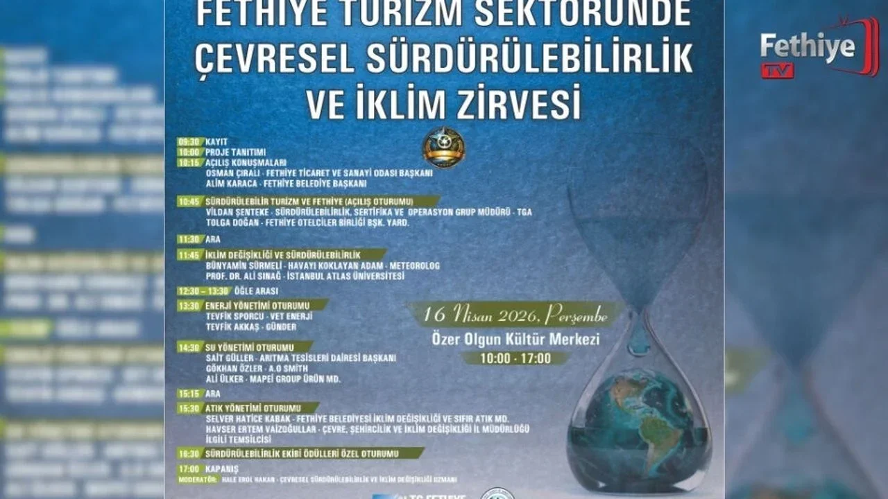 Fethiye’de Turizm Sektörüne Yönelik İklim Zirvesi