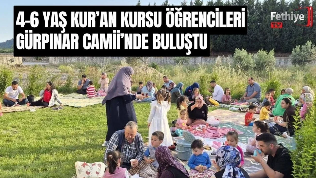 4-6 Yaş Kur’an Kursu Öğrencileri Gürpınar Camii’nde Buluştu