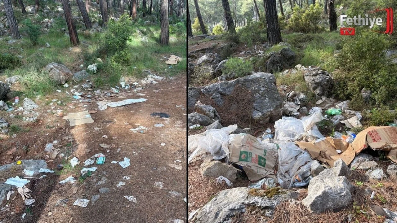 Kayaköy’de Çöp Tepkisi: “Doğa ile Sevişmeyelim”