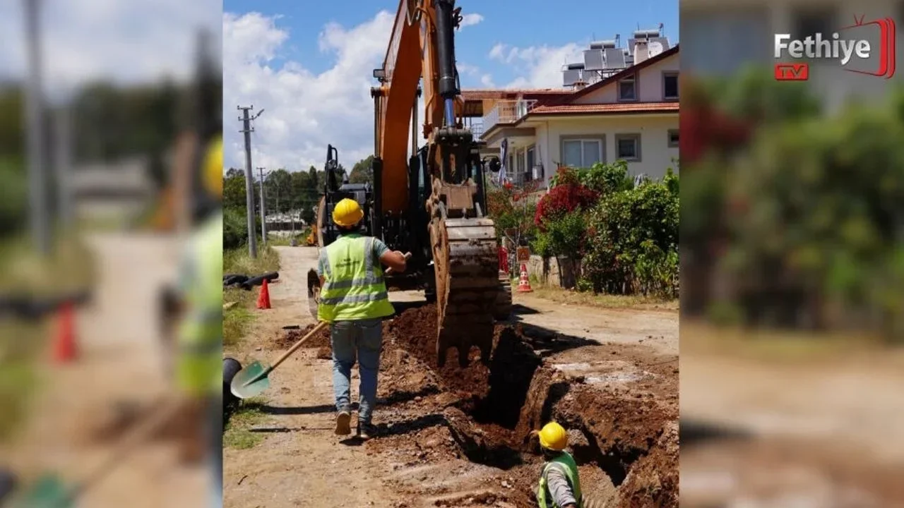 Fethiye’de Yeni Mahalle Kanalizasyona Kavuşuyor