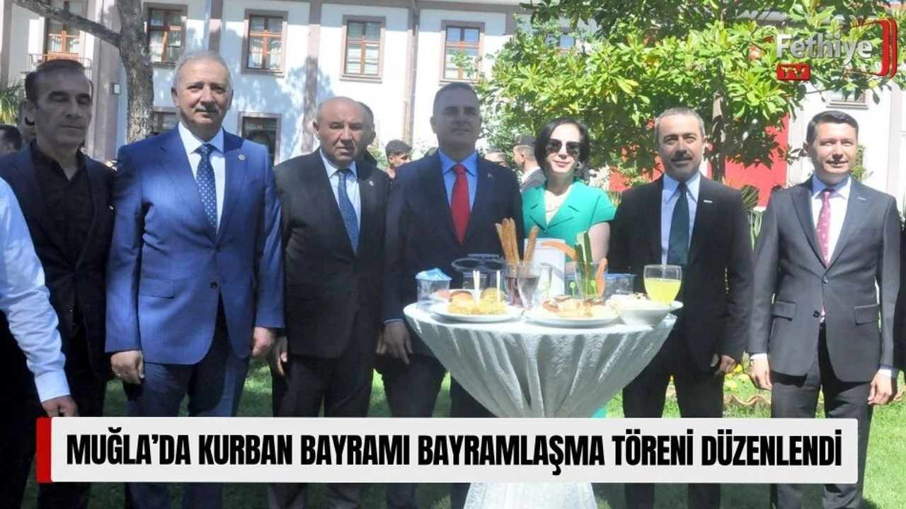 Muğla’da Kurban Bayramı Bayramlaşma Töreni Düzenlendi