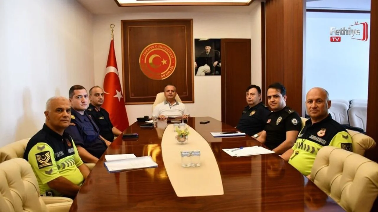 Kaymakam Akkaya Başkanlığında Asayiş Toplantısı Gerçekleştirildi