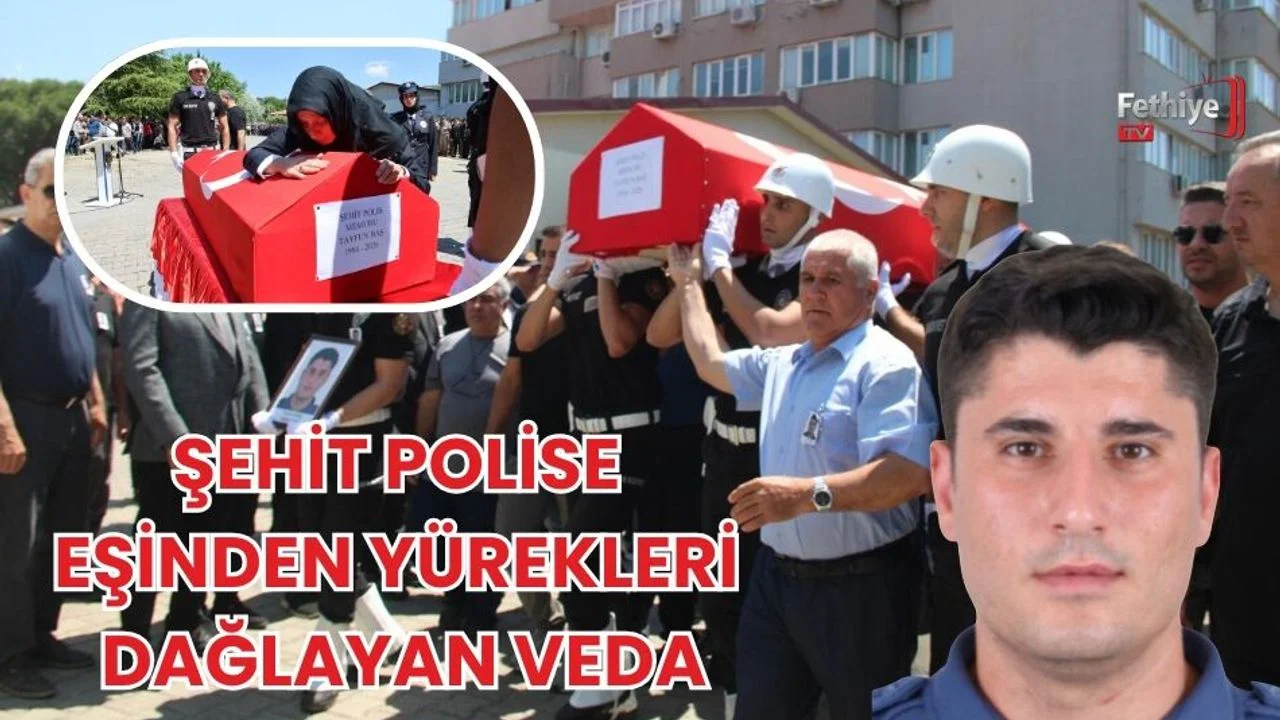 Şehit Polise Eşinden Yürekleri Dağlayan Veda