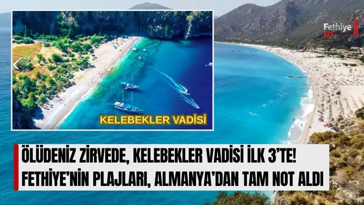 Fethiye’nin Plajları, Almanya’dan Tam Not Aldı