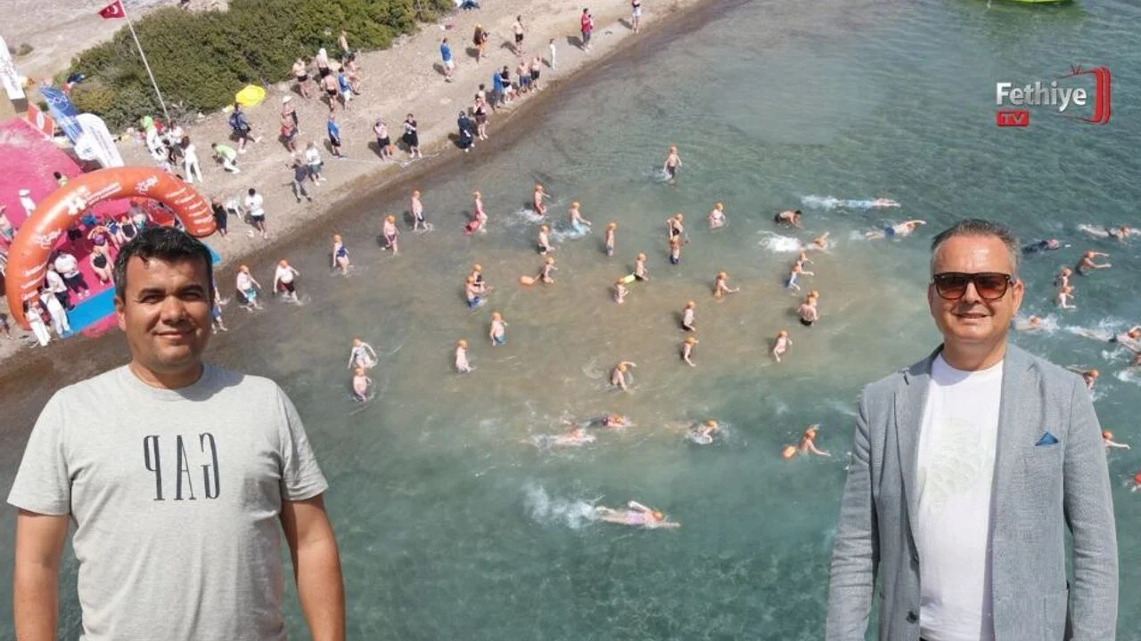Göcek’te Açık Su Heyecanı Başladı: 863 Sporcu Kulaç Attı