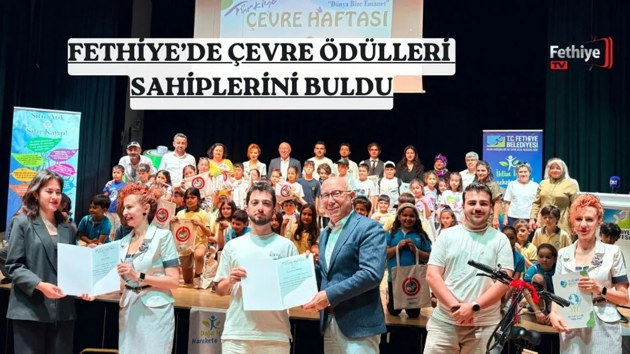 Fethiye’de Çevre Ödülleri Sahiplerini Buldu
