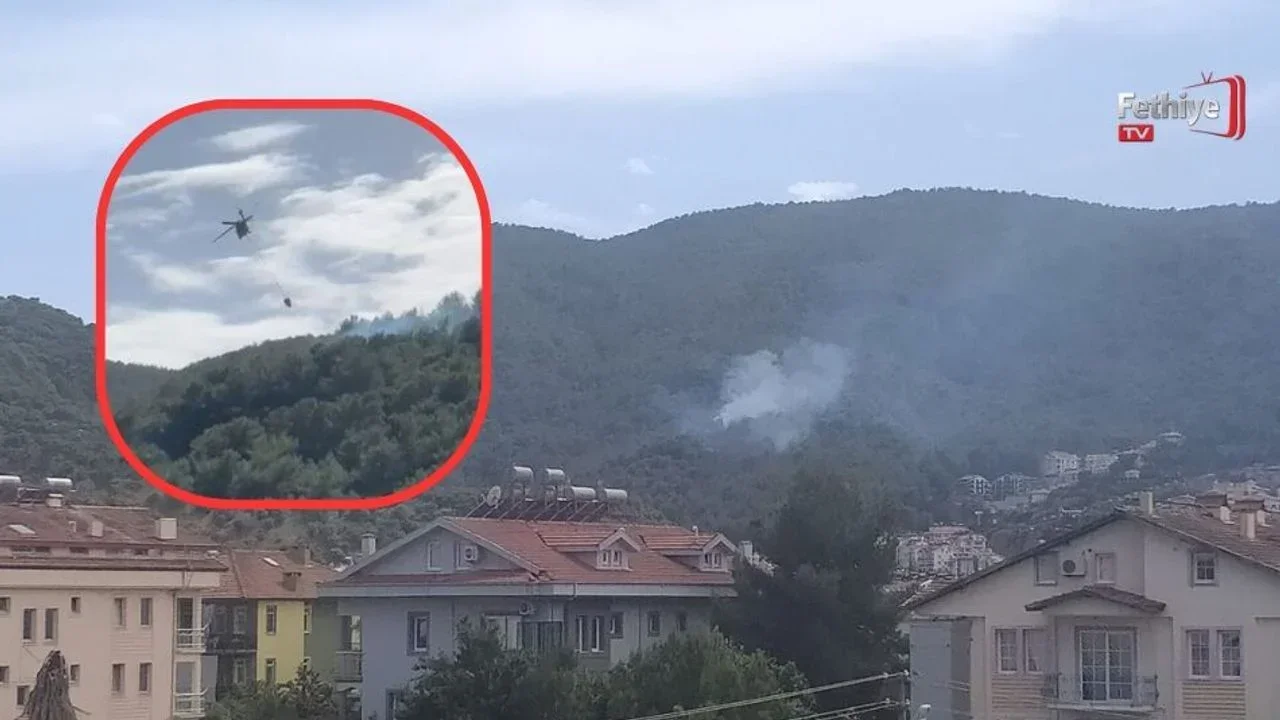 Fethiye’de Ekiplerin Hızlı Müdahalesi İle Orman Yangını Kontrol Altına Alındı
