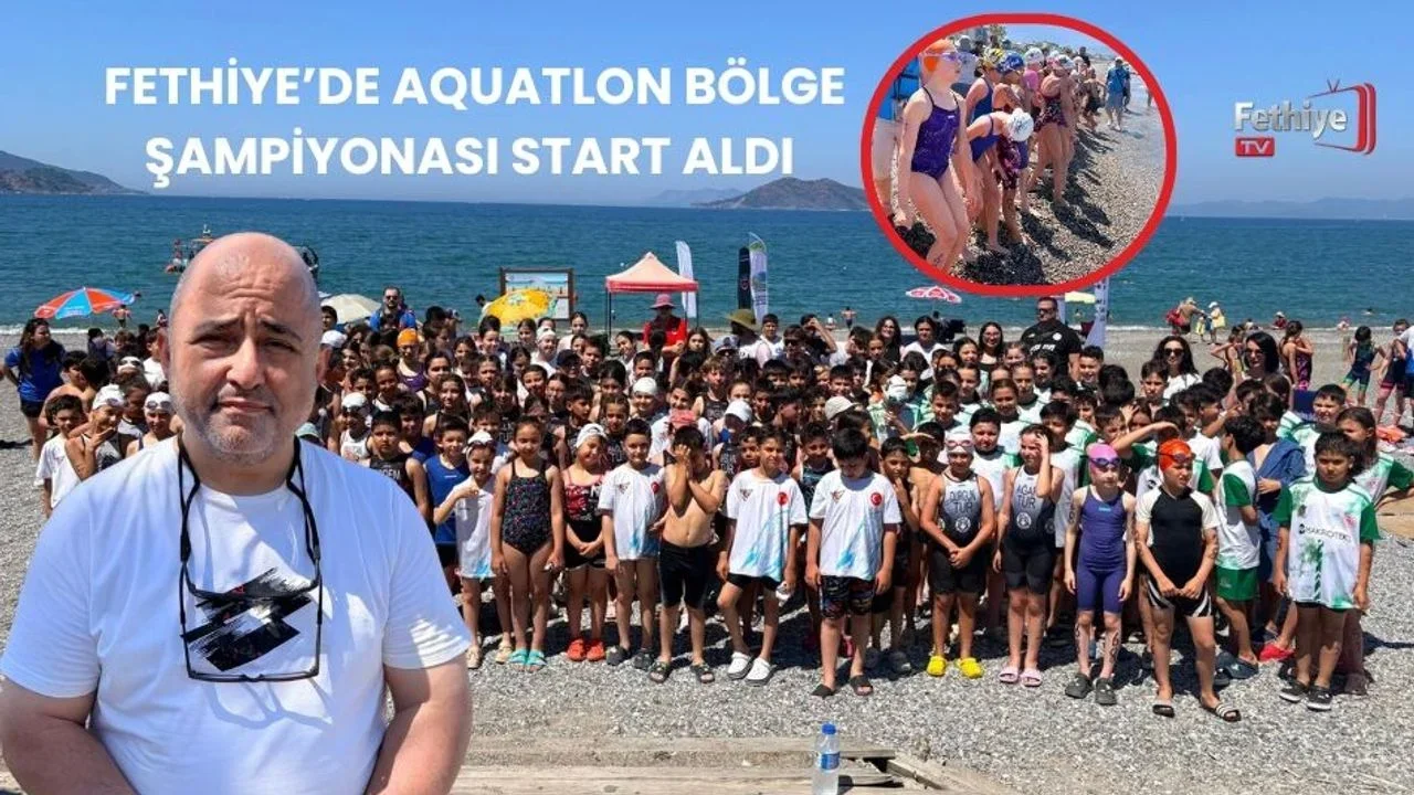 Fethiye’de Aquatlon Bölge Şampiyonası Start Aldı