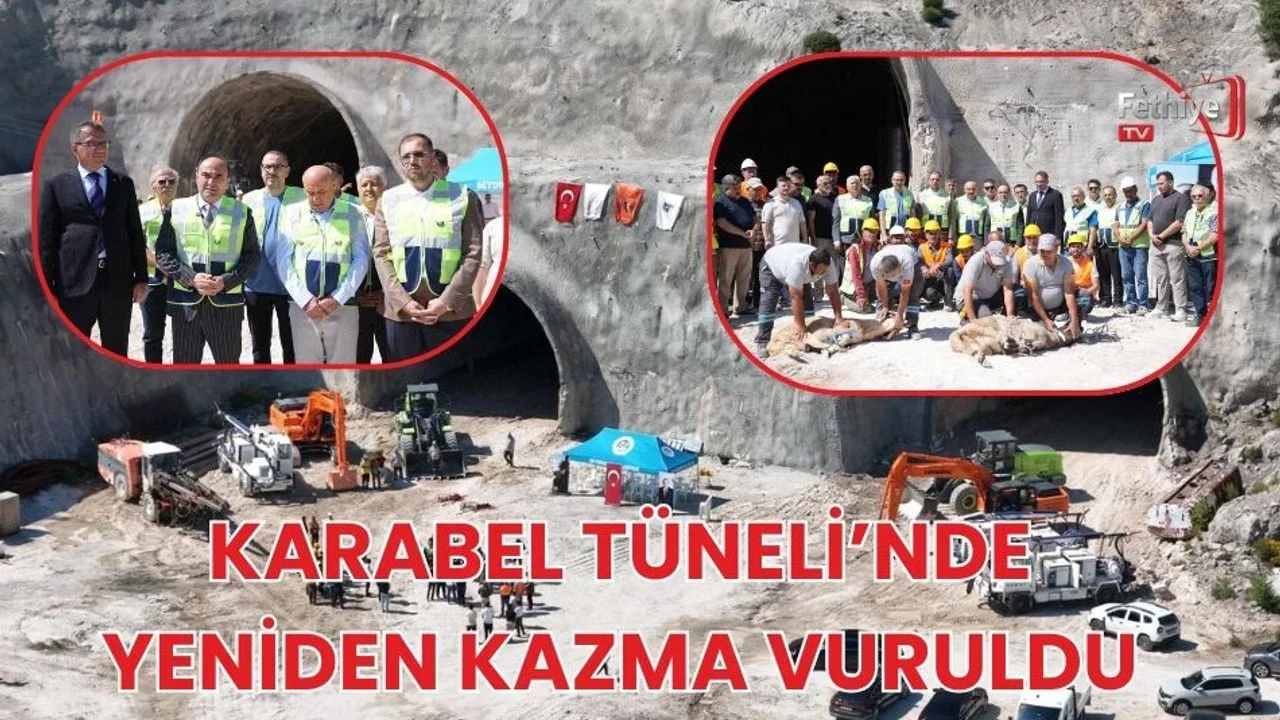 Karabel Tüneli’nde Yeniden Kazma Vuruldu