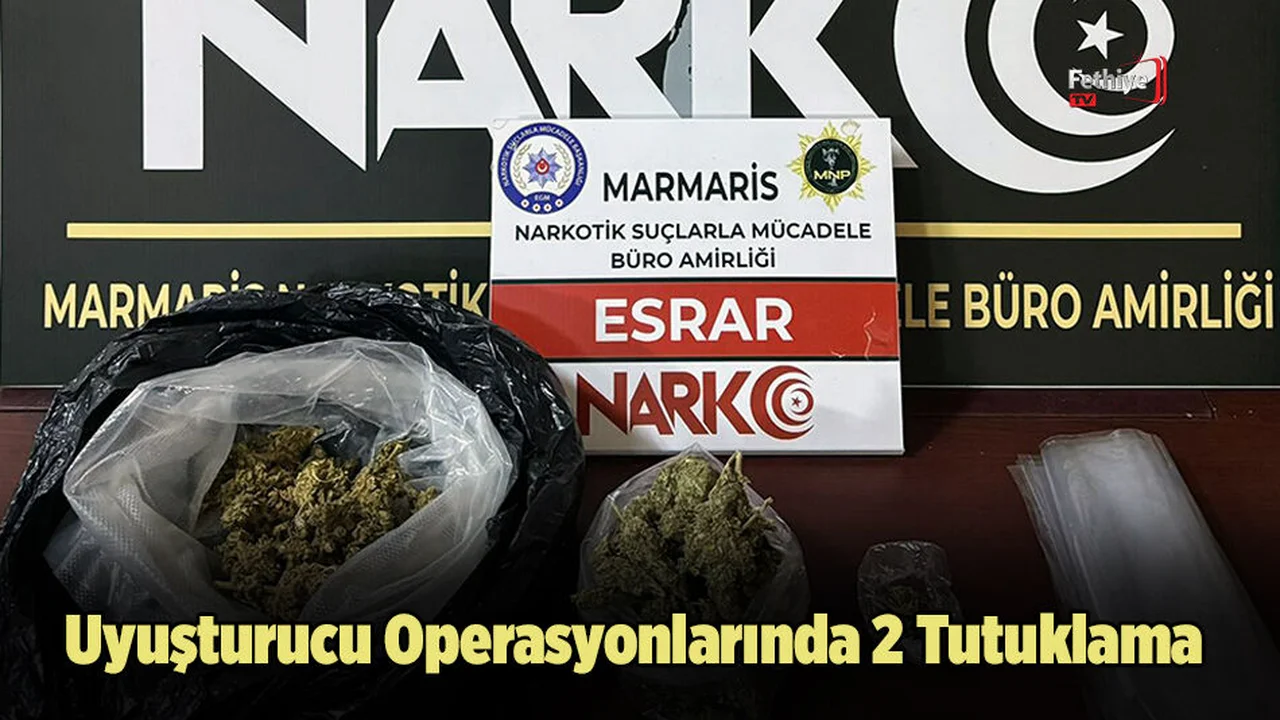 Uyuşturucu Operasyonlarında 2 Tutuklama