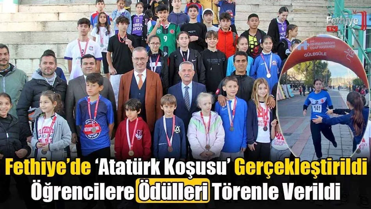 Fethiye’de ‘Atatürk Koşusu’ Gerçekleştirildi