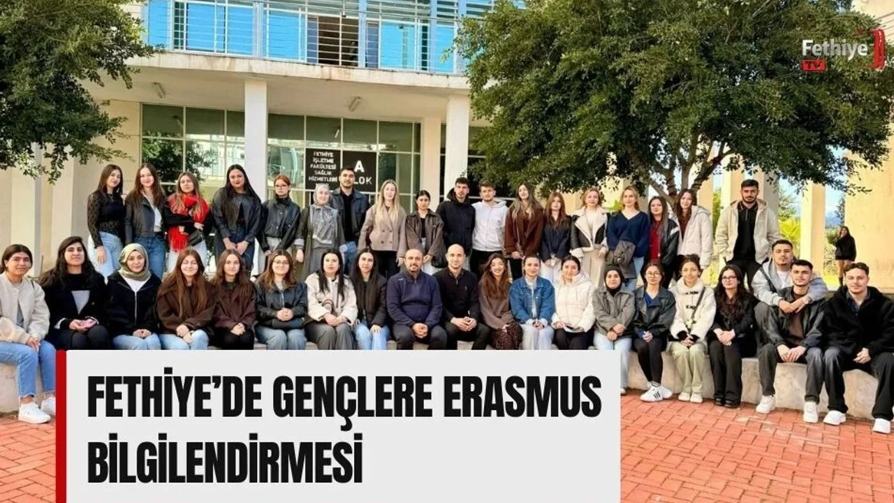 Fethiye’de Gençlere Erasmus Bilgilendirmesi