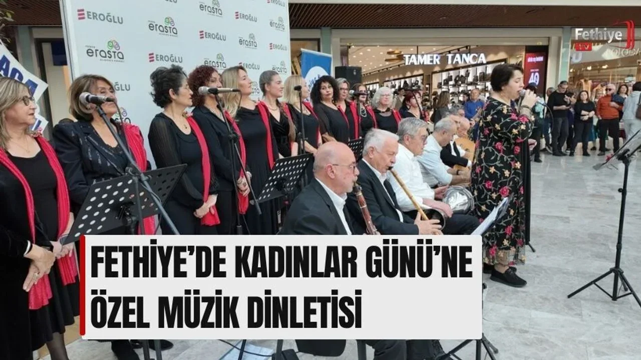 Fethiye’de Kadınlar Günü’ne Özel Müzik Dinletisi