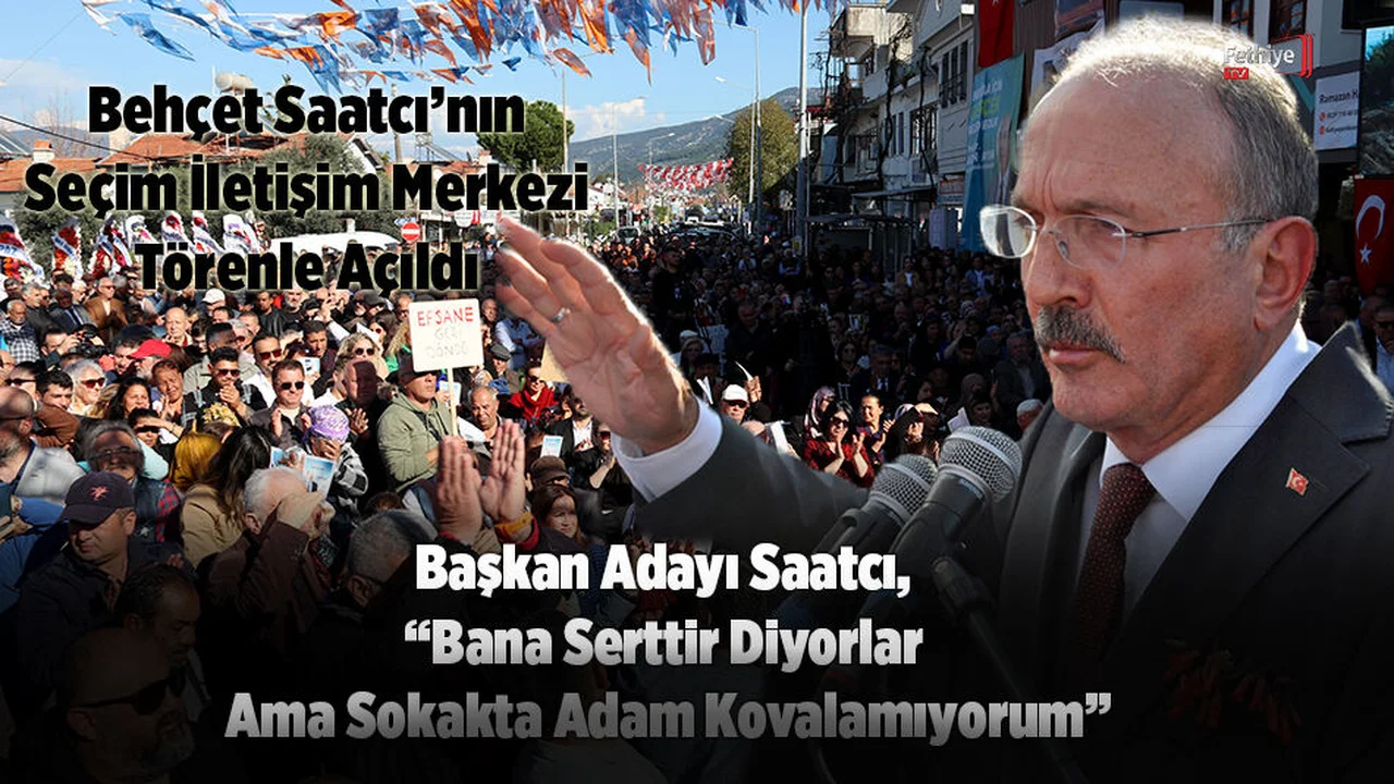 Behçet Saatcı’nın Seçim İletişim Merkezi Törenle Açıldı