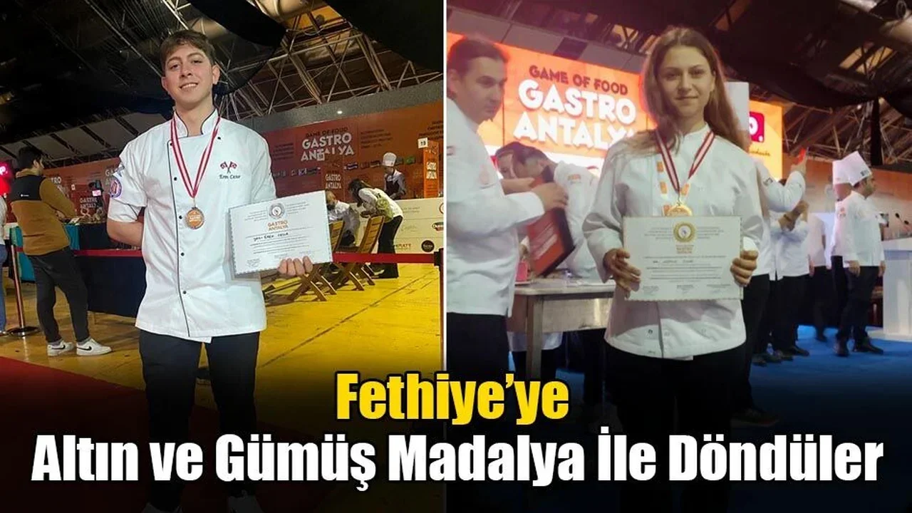 Fethiye’ye Altın ve Gümüş Madalya İle Döndüler