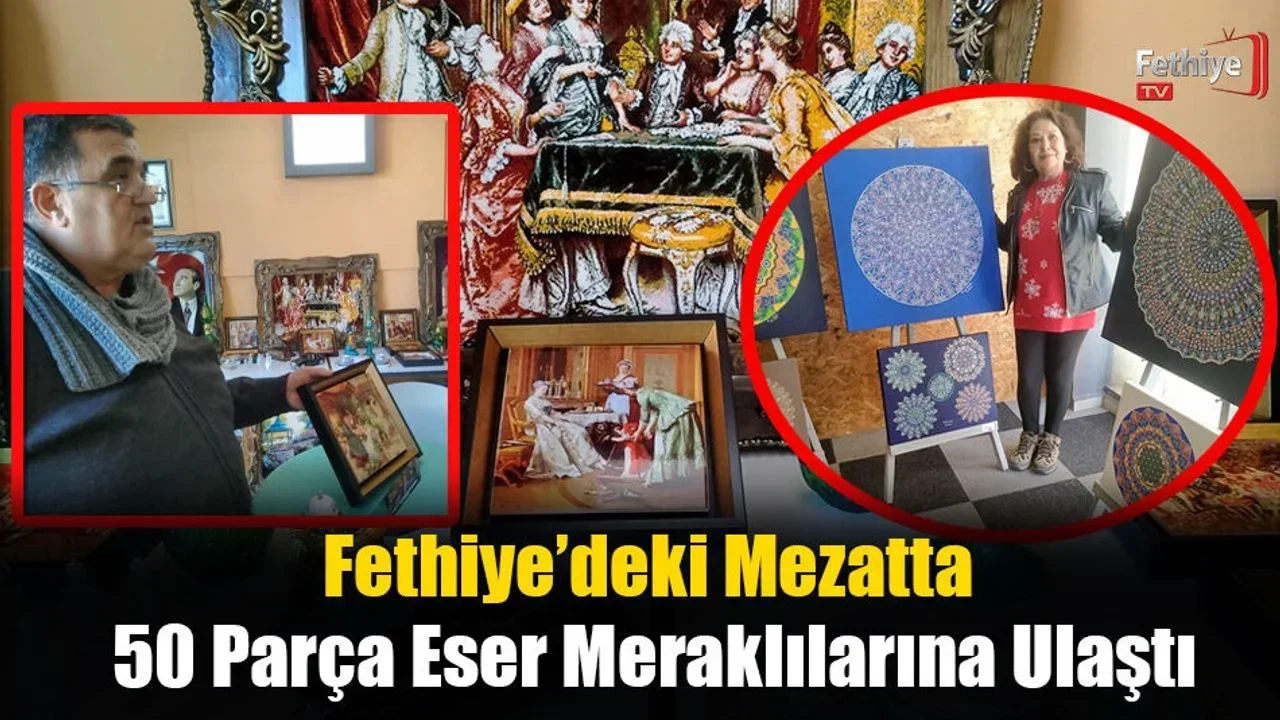 Fethiye’deki Mezatta 50 Parça Eser Meraklılarına Ulaştı