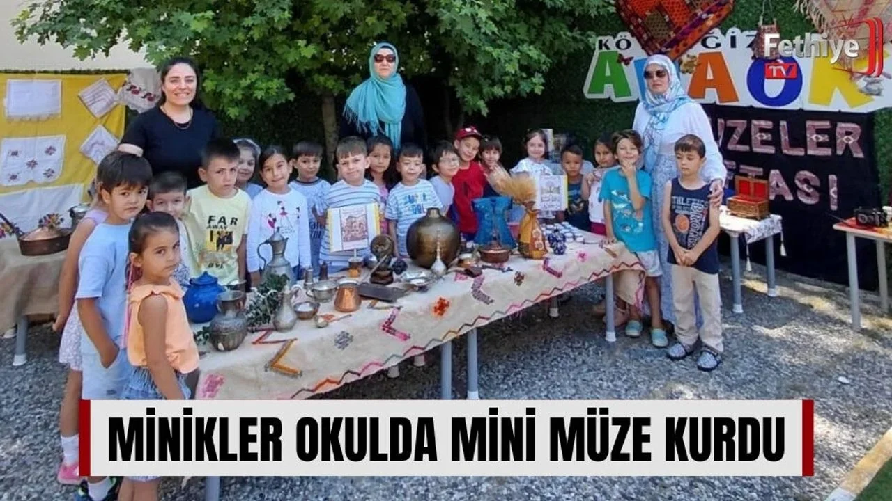 Minikler Okulda Mini Müze Kurdu