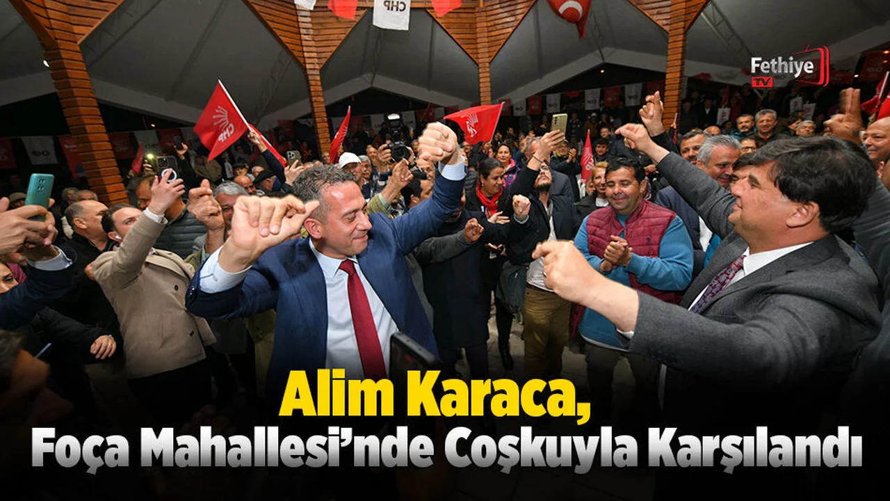 CHP’den Foça Mahallesinde Gövde Gösterisi
