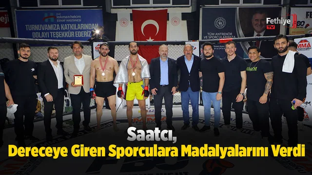 Saatcı, Dereceye Giren Sporculara Madalyalarını Verdi