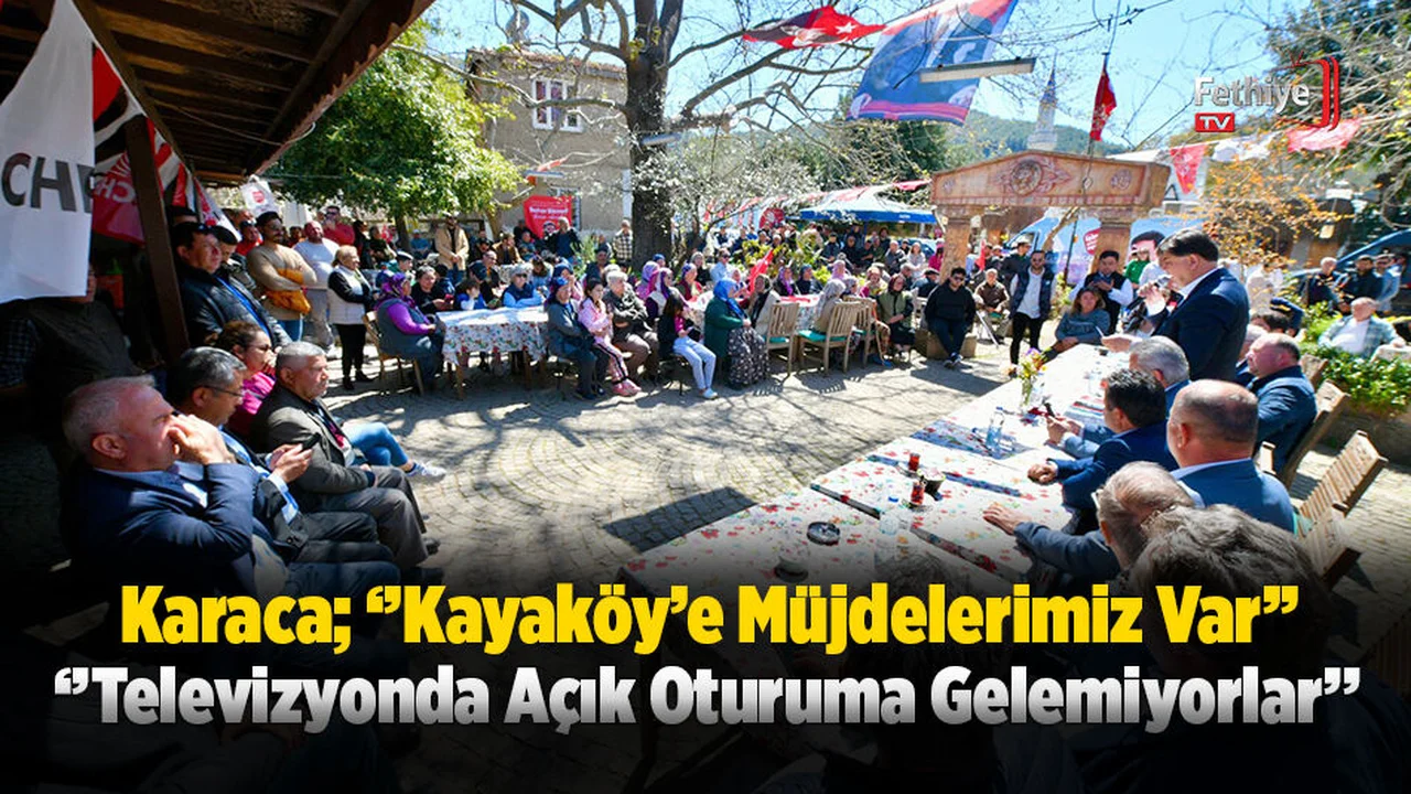 Karaca; ‘’Televizyonda Açık Oturuma Gelemiyorlar’’