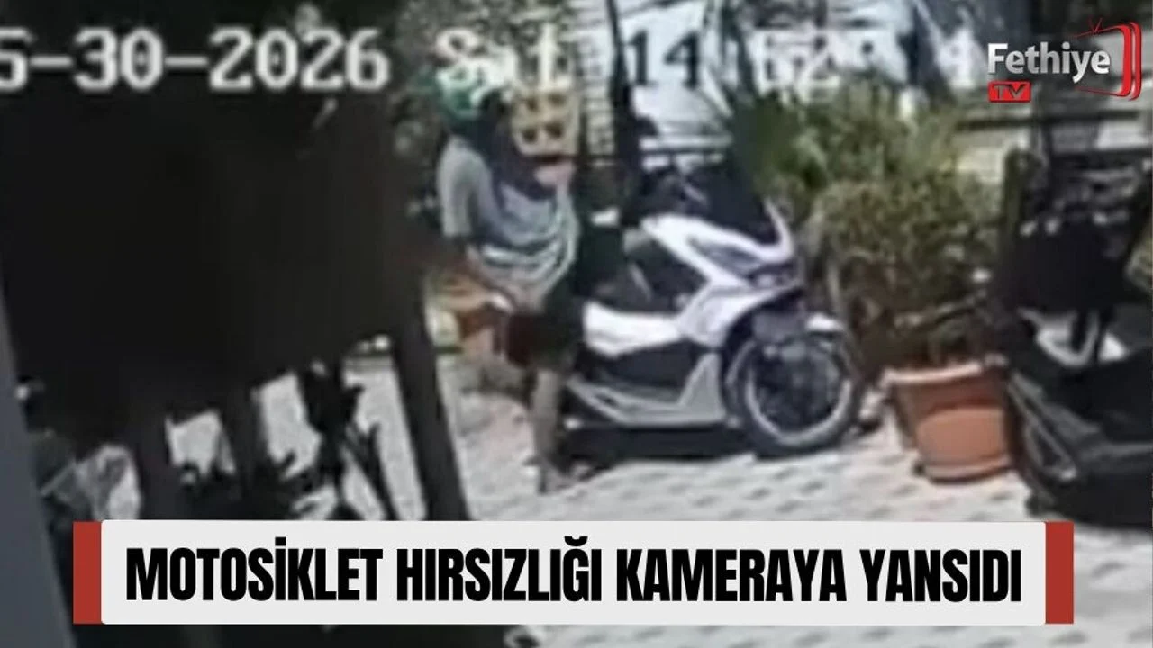 Motosiklet Hırsızlığı Kameraya Yansıdı