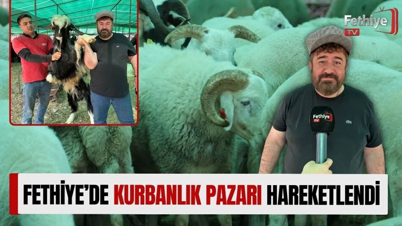 Fethiye’de Kurbanlık Pazarı Hareketlendi