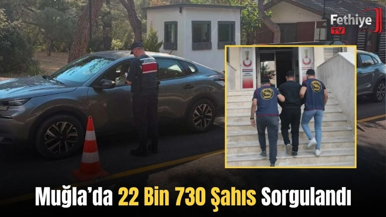 Muğla’da 22 Bin 730 Şahıs Sorgulandı