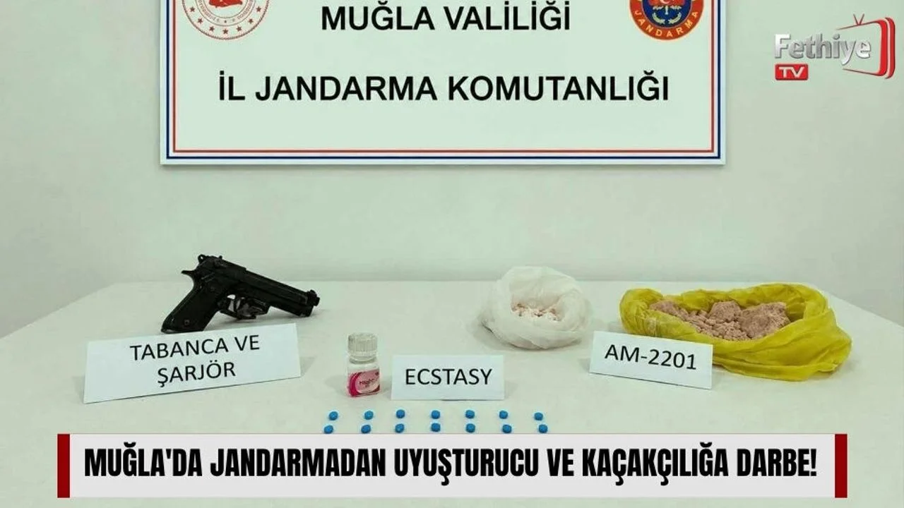 Muğla'da Jandarmadan Uyuşturucu ve Kaçakçılığa Darbe! 3 Tutuklama