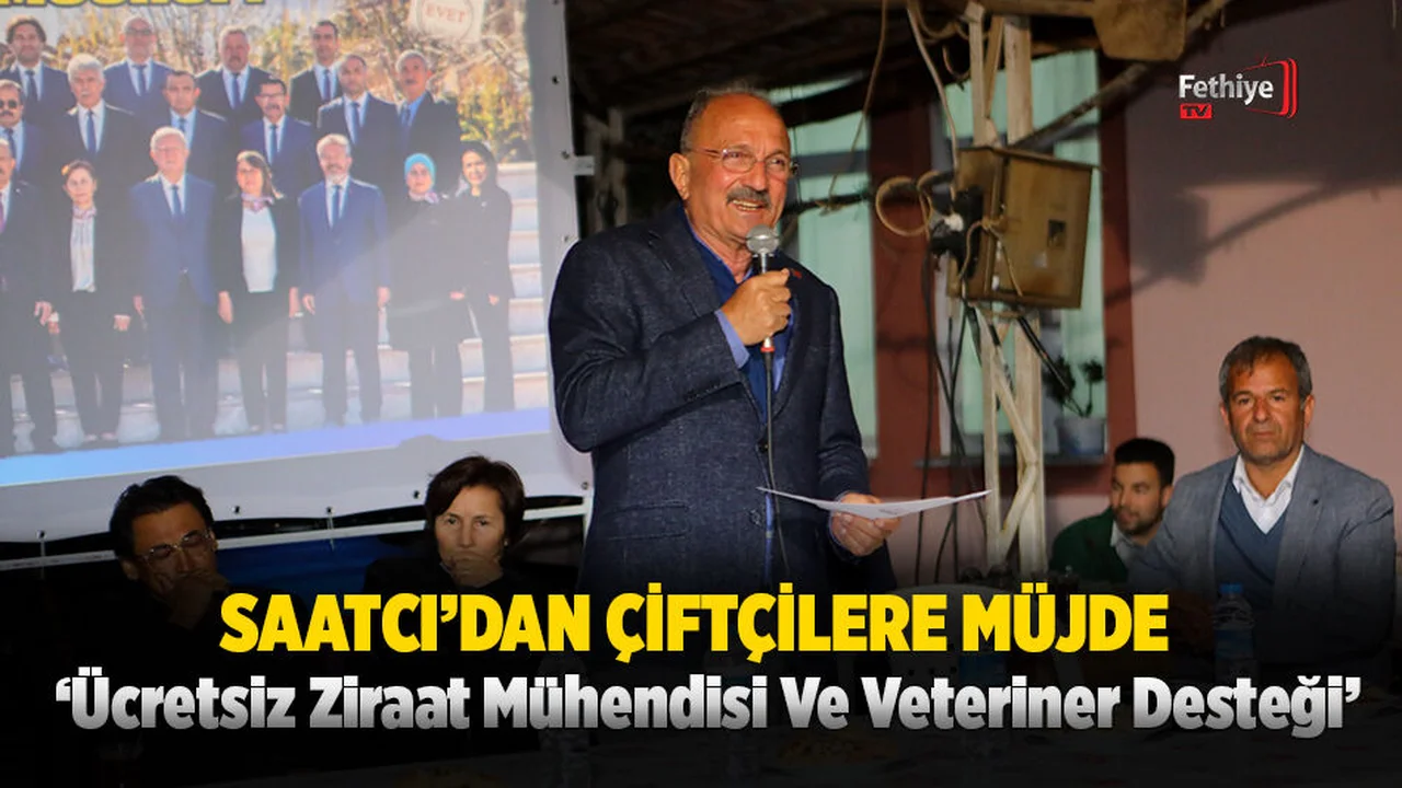 Behçet Saatcı'dan Çiftçilere Müjde