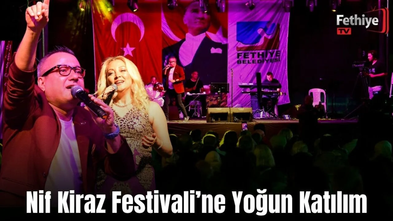 Nif Kiraz Festivali’ne Yoğun Katılım