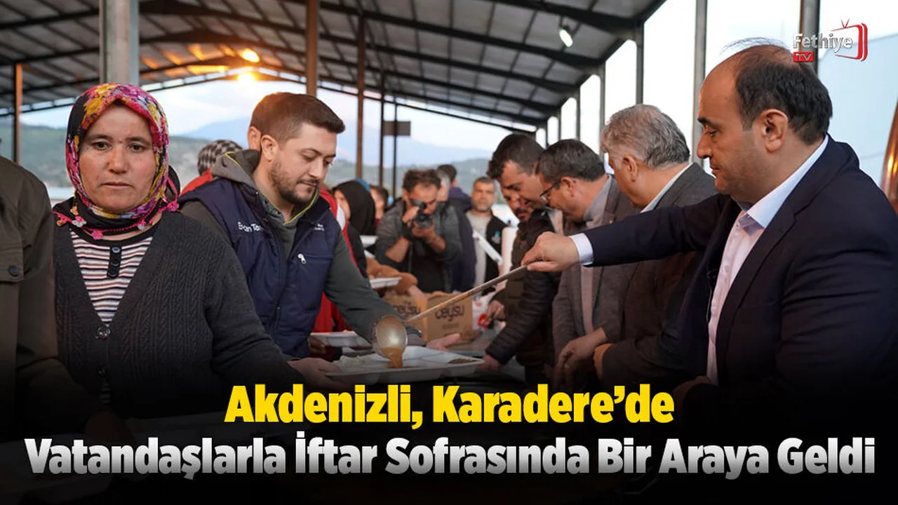 Akdenizli, Karadere Mahallesi’nde İftar Programı Düzenledi