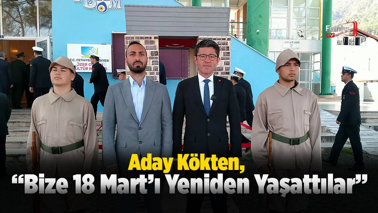 Kökten, 18 Mart Anma Programına Katıldı