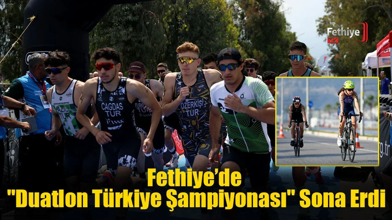 Fethiye’de "Duatlon Türkiye Şampiyonası" Sona Erdi