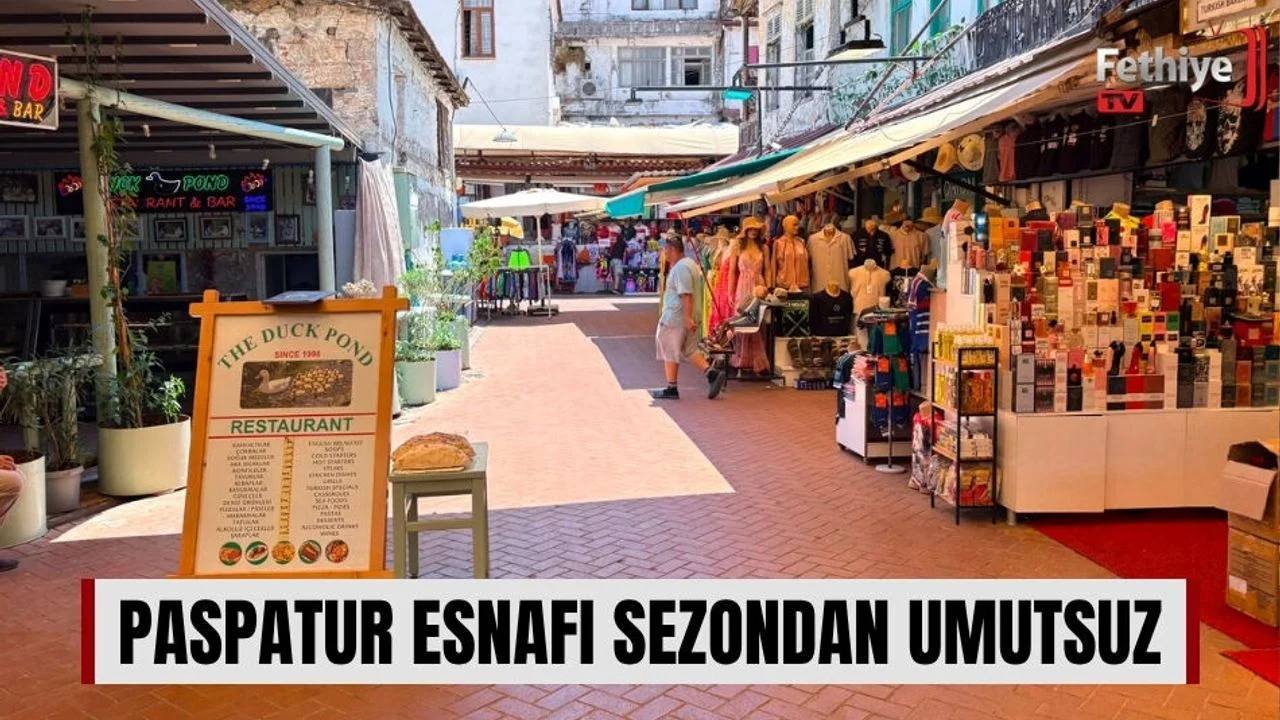 Paspatur Esnafı Sezondan Umutsuz